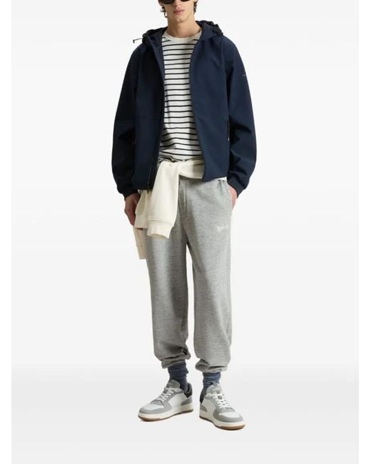 Woolrich Soft Shell Zip-Up Jacket in Blue für Herren