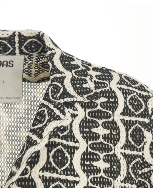 Oas Net Shirt 'Cuba' in Black für Herren