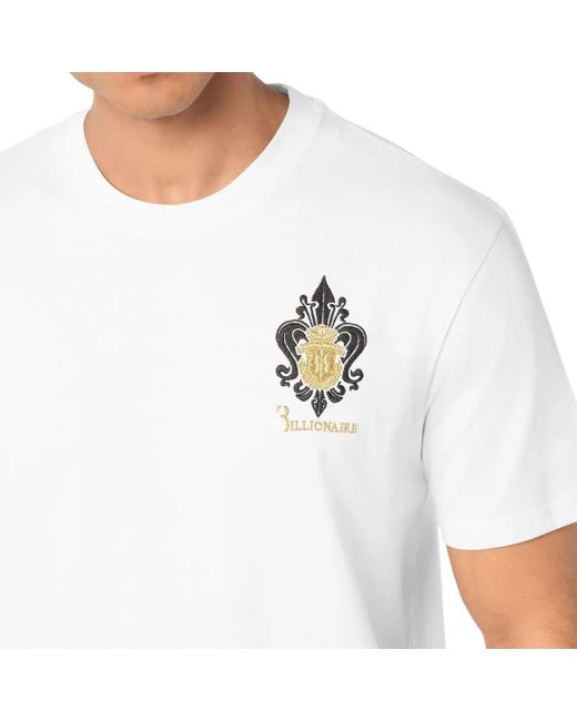 Billionaire T-Shirt in White für Herren
