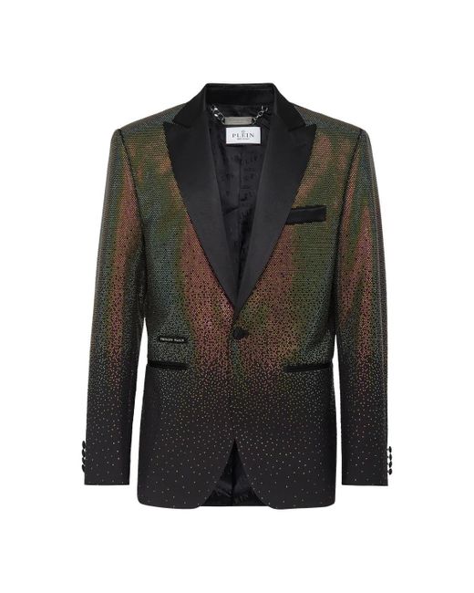 Philipp Plein Blazer Mit Schmucksteinen in Black für Herren