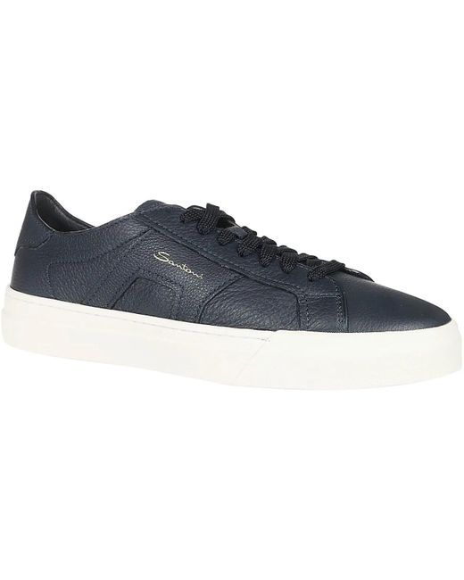 Santoni Low-Top Sneaker in Black für Herren