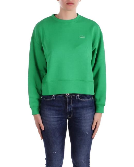 Lacoste Green Sweaters Smeraldo