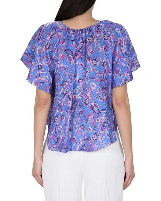 Isabel Marant Blue Penelope Top