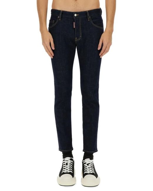 DSquared² Slim-Fit Denim Skater Jeans in Blue für Herren