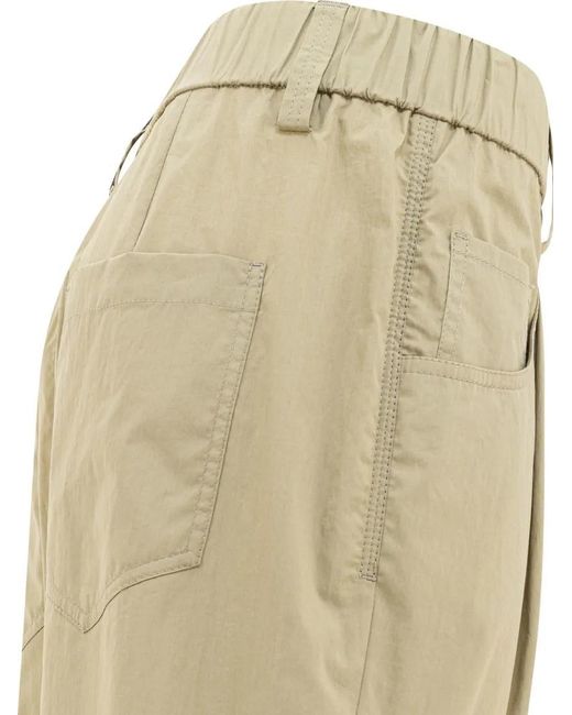 Brunello Cucinelli Natural Relaxed Fit Trousers