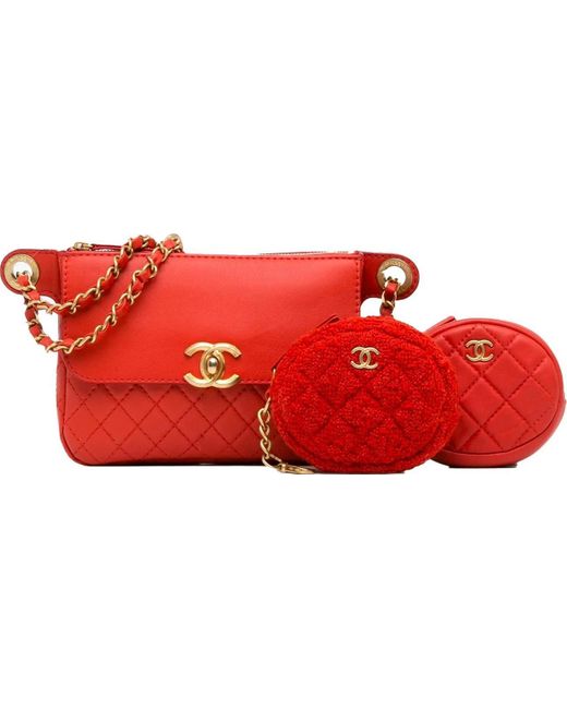 Chanel Red Bauchtaschen