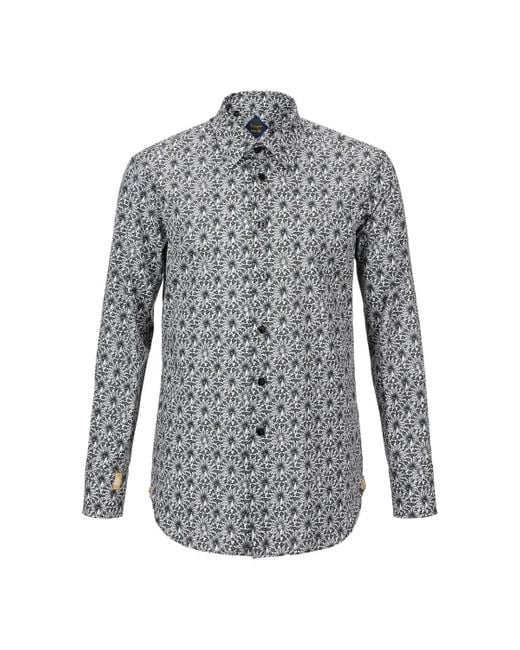 Billionaire Hemd Slim Fit in Gray für Herren