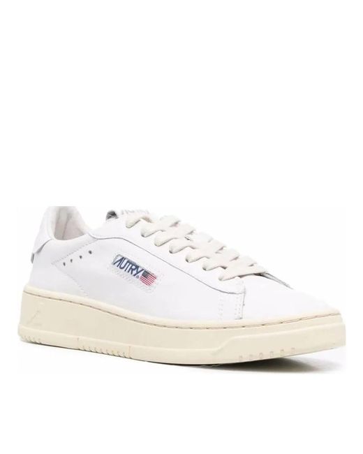 Autry Low-Top Sneakers in het White