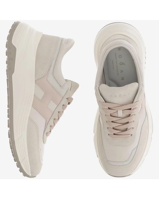 Hogan Gray Low-Top Sneaker