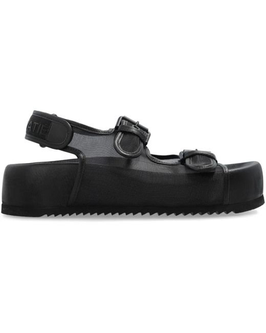 Vic Matié Black Slipper & Pantoletten