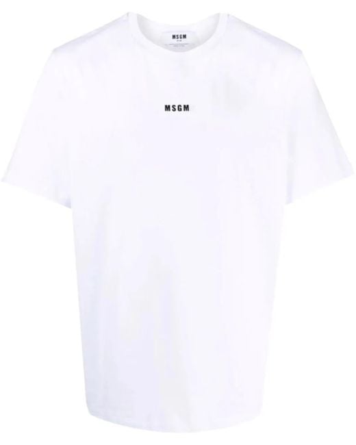 MSGM T-Shirts And Polos in White für Herren