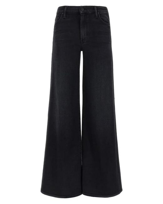 Mother Black 'The Roller Sneak' Jeans