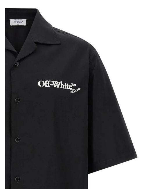 Off-White c/o Virgil Abloh 'Scribble Arr' Shirt in Black für Herren