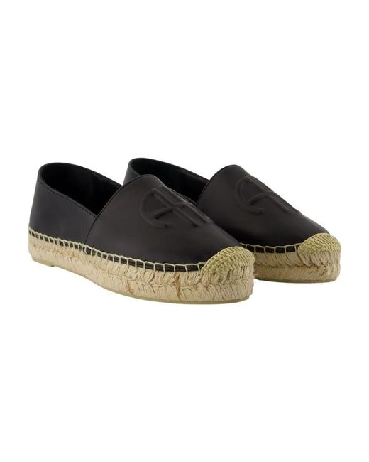 Anine Bing Black Paloma Espadrilles Flat Shoes