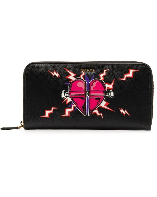 Prada Black Portemonnaies