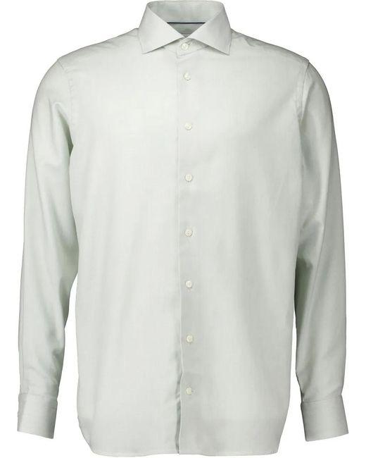 Eton of Sweden Lange Mouw Overhemden Lichtgroen 100012112 in White für Herren
