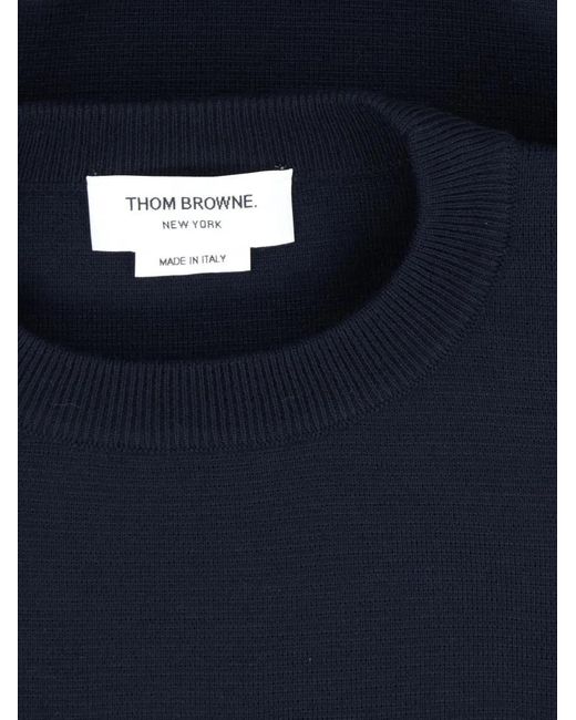 Thom Browne "4-Bar" Sweater in Blue für Herren