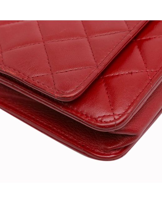 Chanel Red Portemonnaies