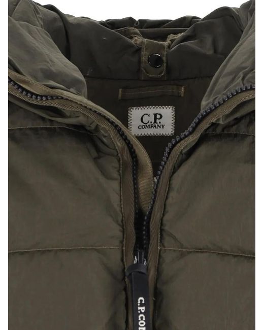 C P Company Padded Down Jacket – in Green für Herren