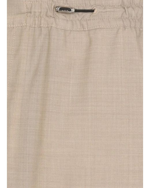 PT Torino Relaxed Fit Wool Trousers in Gray für Herren