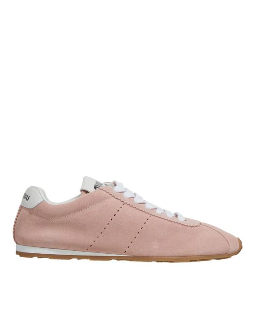 Miu Miu High-Top Sneakers in het Pink