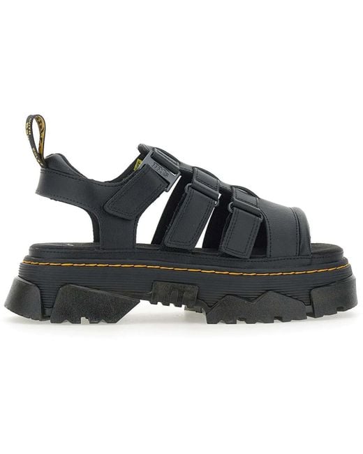 Dr. Martens Black Sandalen