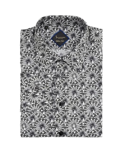 Billionaire Hemd Slim Fit in Gray für Herren