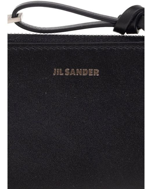 Jil Sander Black Giro Coin Wallet