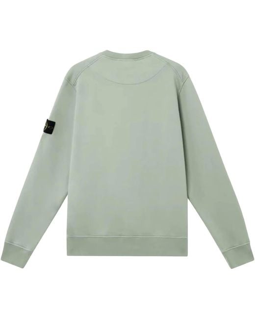 Stone Island Crew Neck Sweatshirt in Green für Herren