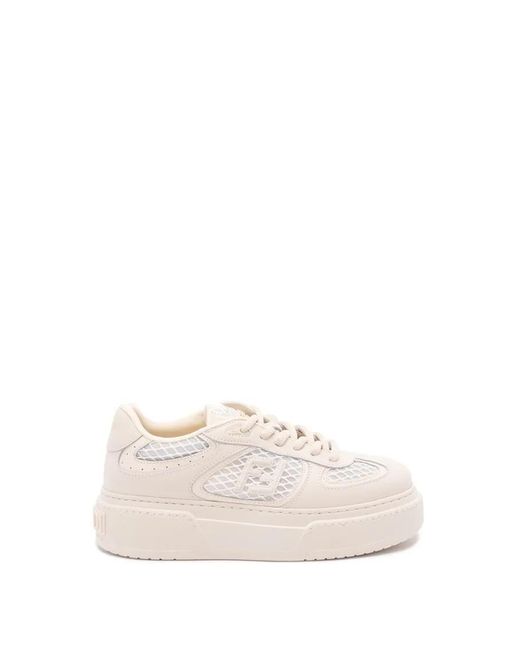 Fendi White Low-Top Sneaker