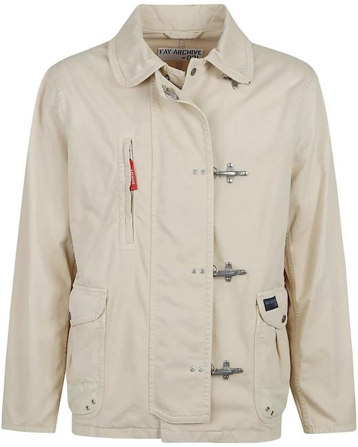 Fay Archive 4 Ganci Jacket in Natural für Herren