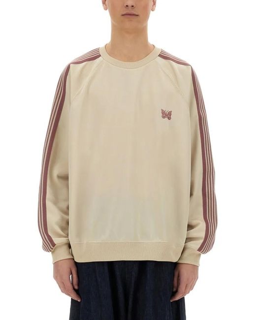 Needles Relaxed-Fit Sweatshirt With Raglan Sleeves in Natural für Herren