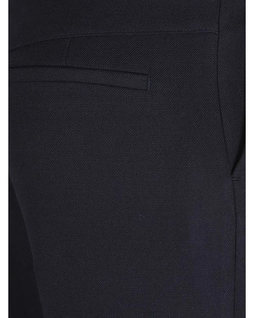 Etro Blue Tailored Trousers With Slight Flare