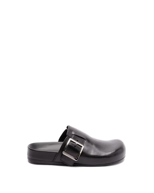 Loewe White Slipper & Pantoletten
