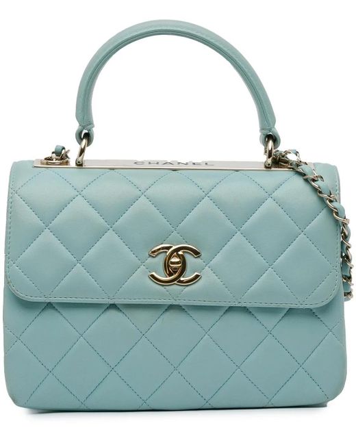 Chanel Blue Crossbody Bags