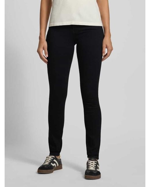 Tommy Hilfiger Black Skinny Fit Jeans aus Baumwoll-Mix Modell 'COMO'