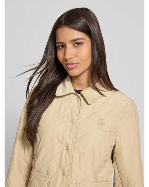 Tommy Hilfiger Natural Slim Fit Steppjacke aus Baumwoll-Mix