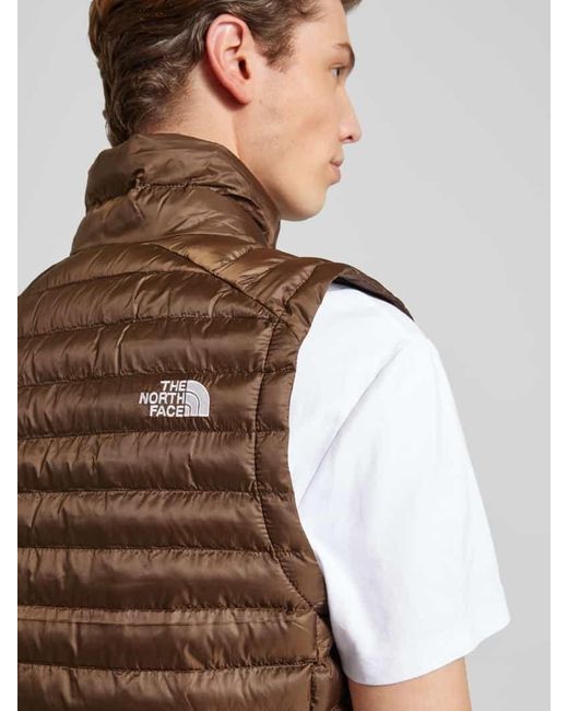 The North Face Steppweste mit Label-Stitching Modell 'HUILA' in Brown für Herren