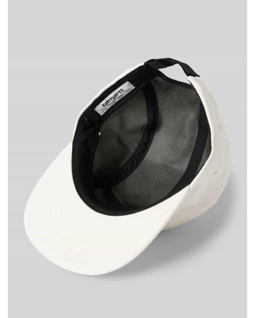 Carhartt Cap mit Label-Patch Modell 'Backley' in White für Herren