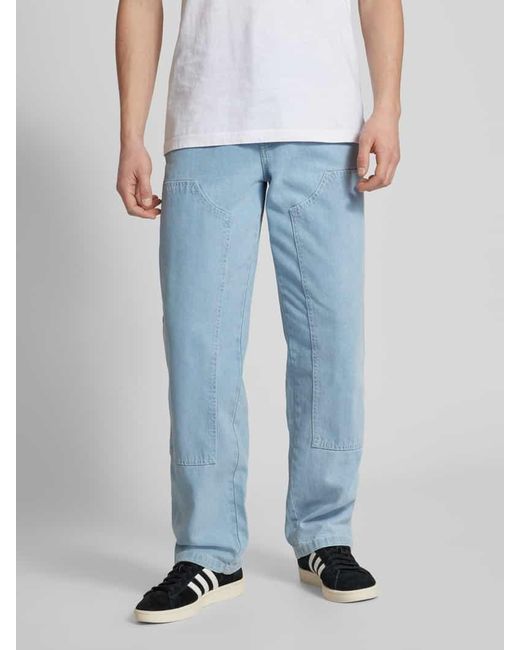 Dickies Regular Fit Jeans mit verstärktem Kniebereich Modell 'MADISON' in Blue für Herren