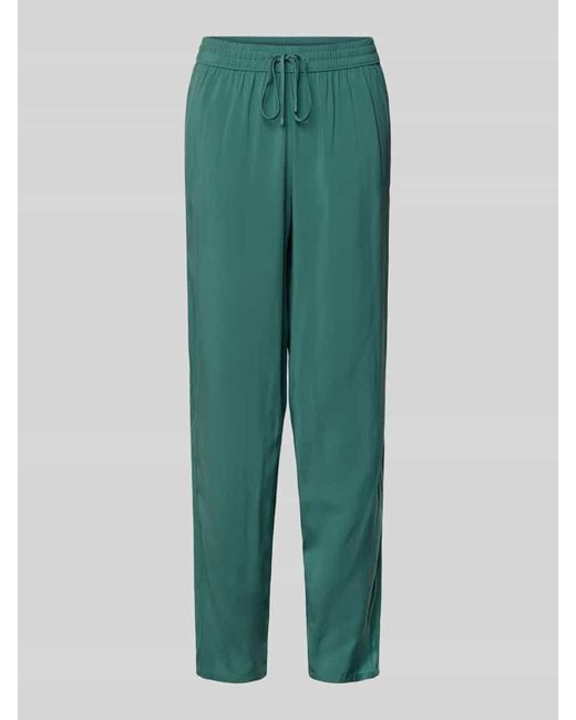 S.oliver Green Stoffhose mit Allover-Muster