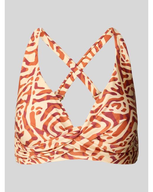 Barts Bikinitop Met Knoopdetail in het Orange