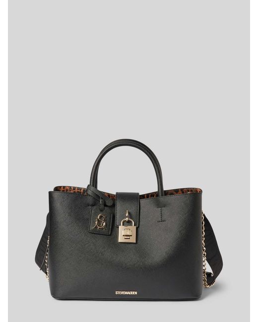 Steve Madden Handtas Met Labelapplicatie in het Black