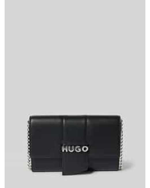 HUGO Handtas Met Labelapplicatie in het Black