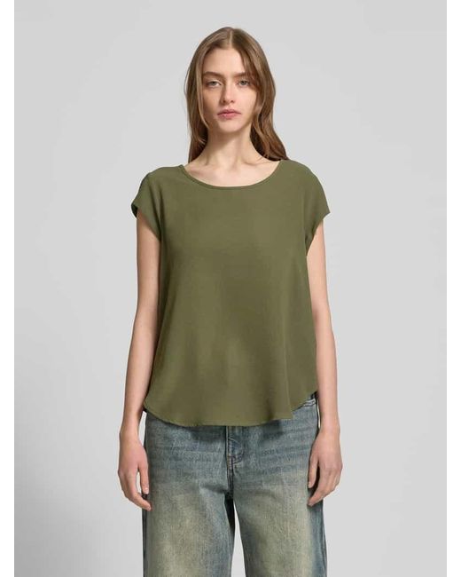 ONLY Green Loose Fit Kurzarmbluse