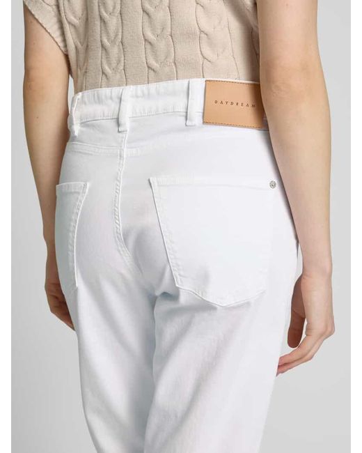 Daydream White Bootcut Fit Jeans im 5-Pocket-Design Modell 'Sunday'
