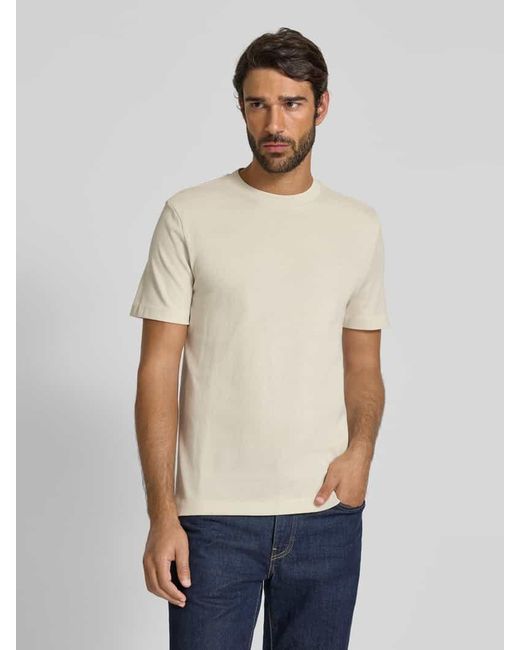 Boss Regular Fit T-Shirt aus reiner Baumwolle Modell 'C-THOMPSON 240' in Natural für Herren