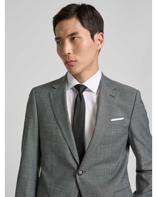 Joop! 2-Knoops Colbert Met Reverskraag, Model 'Herby' in het Gray voor heren