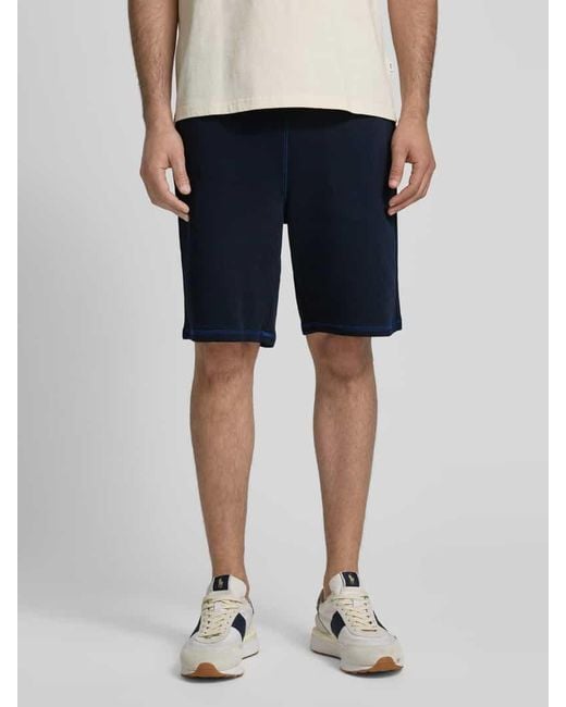 Tommy Hilfiger Regular Fit Lounge Shorts aus Baumwoll-Mix in Blue für Herren