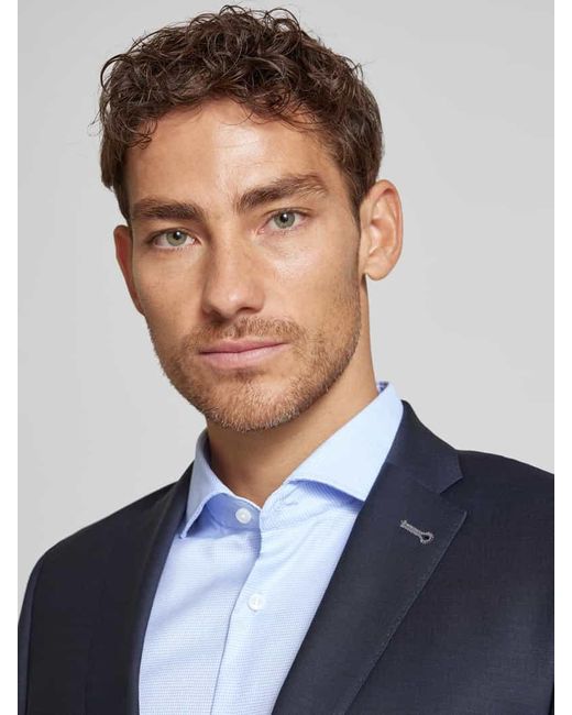 Boss Regular Fit Business-Hemd mit Haifischkragen Modell 'Joe' in Blue für Herren